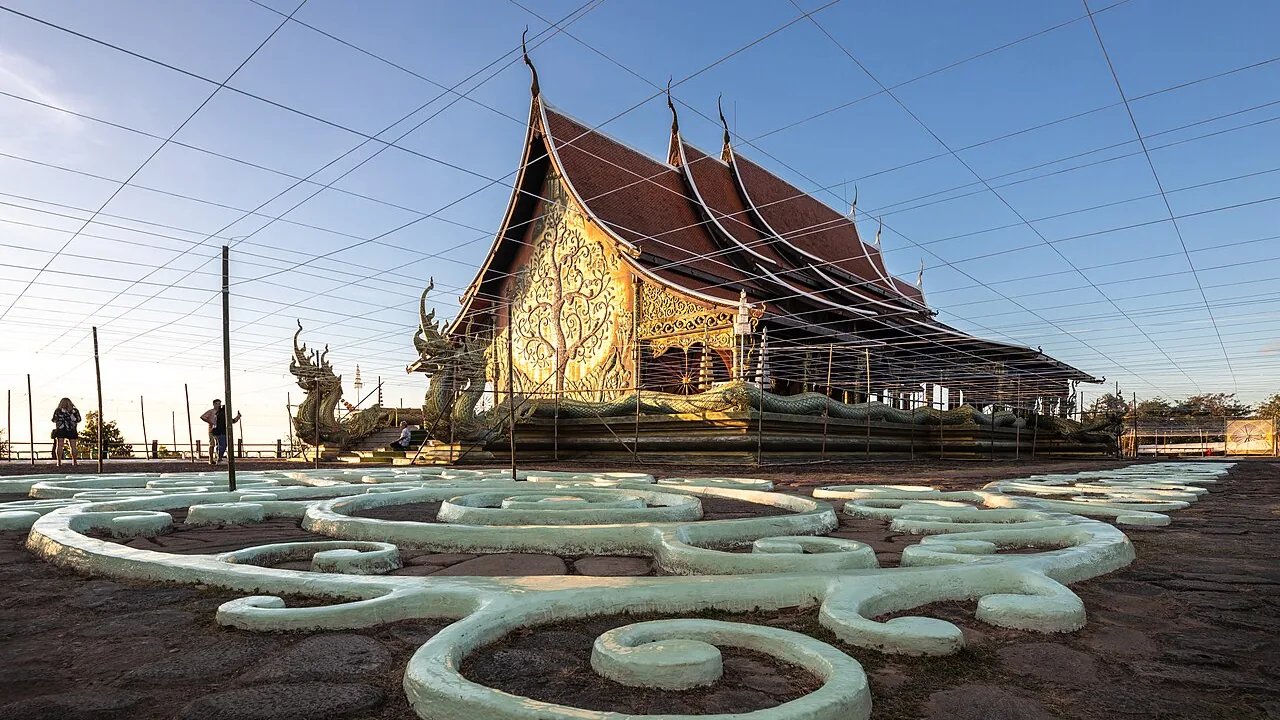 วัดสิรินธรวรารามภูพร้าว จังหวัดอุบลราชธานี