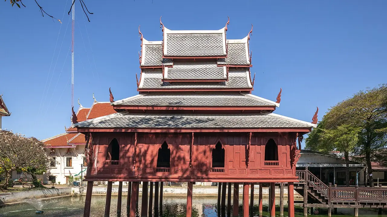 หอไตรวัดทุ่งศรีเมือง จังหวัดอุบลราชธานี